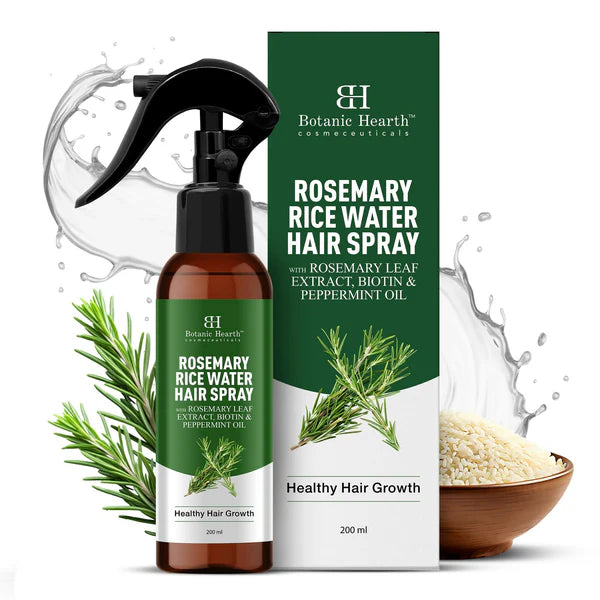 Botanic Hearth Rosemary Rice Water Spray for Hair Growth - 200 ml
