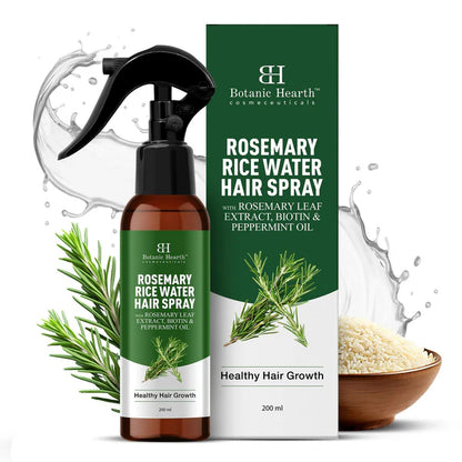 Botanic Hearth Rosemary Rice Water Spray for Hair Growth - 200 ml