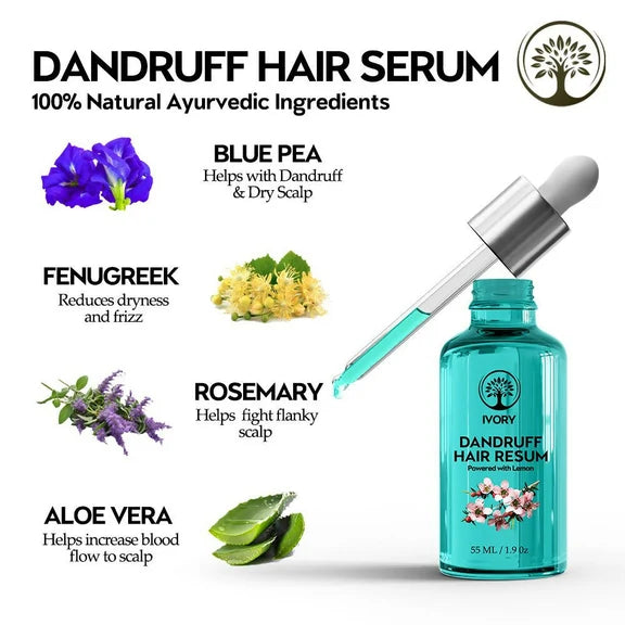 Ivory Natural Dandruff Hair Serum For Nourishing Dry Scalp - 55 ml