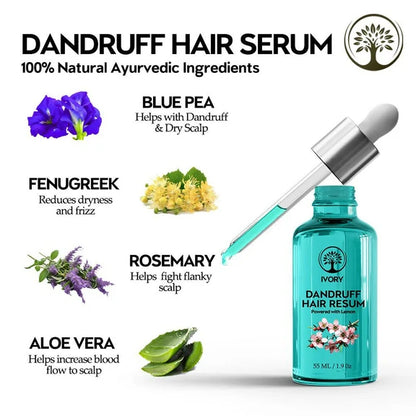Ivory Natural Dandruff Hair Serum For Nourishing Dry Scalp - 55 ml