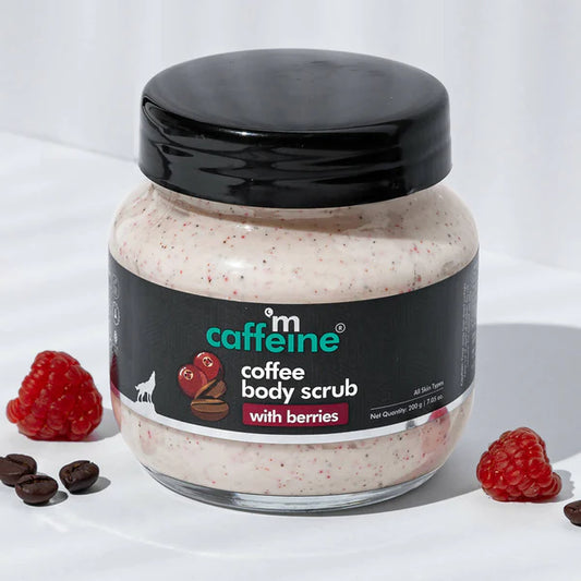 mCaffeine Coffee Body Scrub with Berries - 200 gm