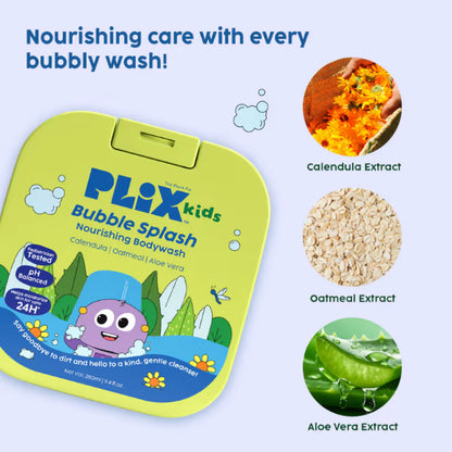 PLIX The Plant Fix Kids Bubble Splash Body Wash - 280 ml