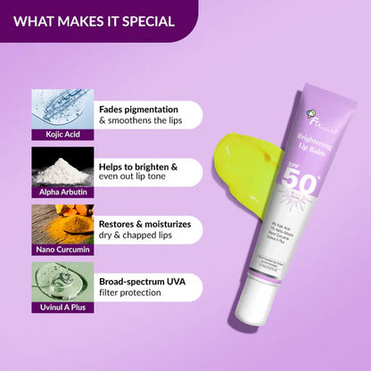 Fixderma 4% Kojic Acid Brightening Lip Balm SPF 50+ - 15 ml