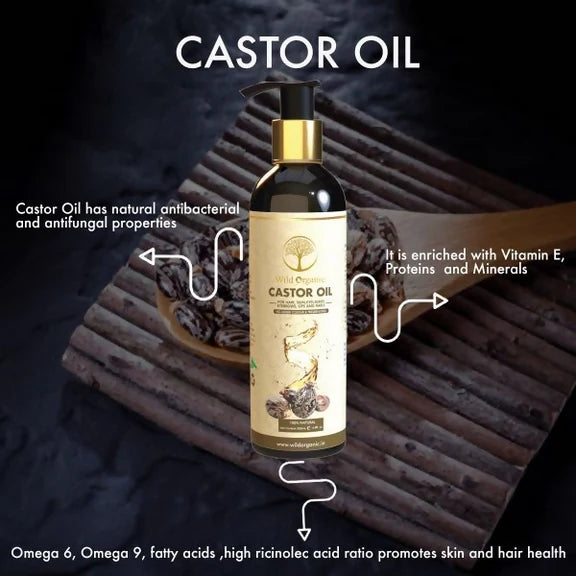 Wild Organic Castor Hair Oil - 120 ml