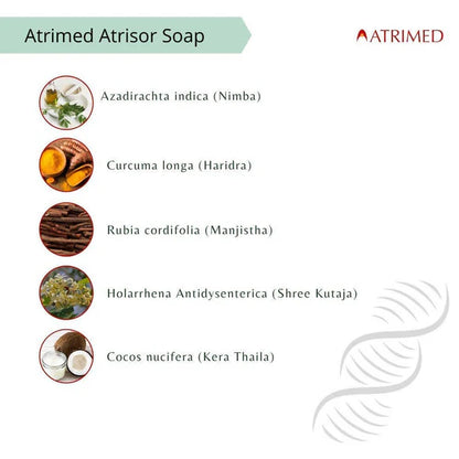 Atrimed Atrisor Soap - 100 gm