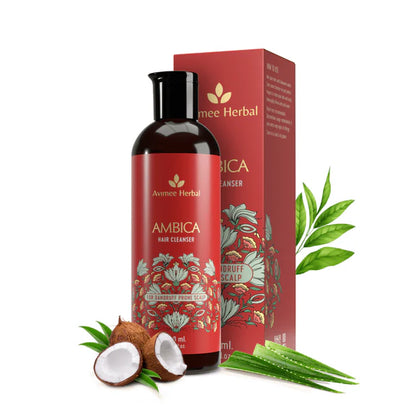 Avimee Herbal Anti Dandruff Kit - Oil, Scalp Spray, and Cleanser, Fights Dandruff & Moisturises Scalp Naturally - kit