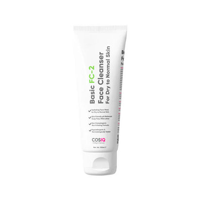 Cos-IQ FC-2 Face Cleanser for Dry Skin - 100 ml