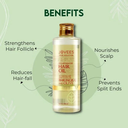 Jovees Bhringraj & Olive Bio- Advanced Hair Oil - 200 ml