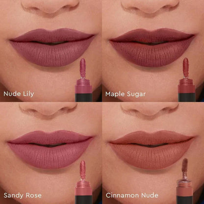 Kiro Four Play Non-Stop Airy Matte Liquid Lip Stack - 6 ml