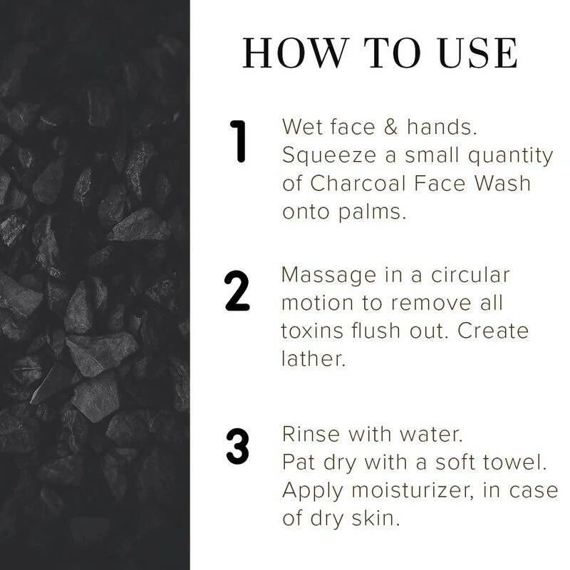 Khadi Natural Activated Bamboo Charcoal Face Wash - 100 gm