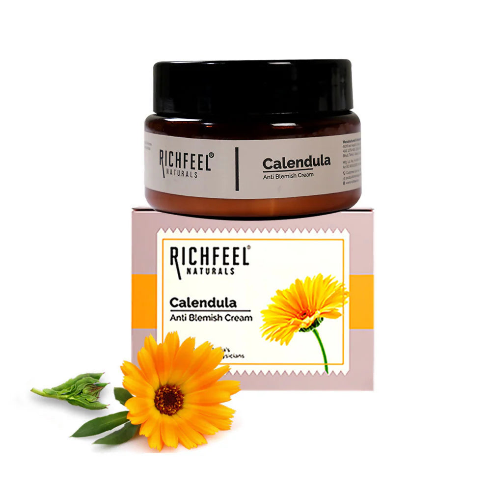 Richfeel Calendula Anti-Blemish Cream - Soothing Echinacea - 50 gm