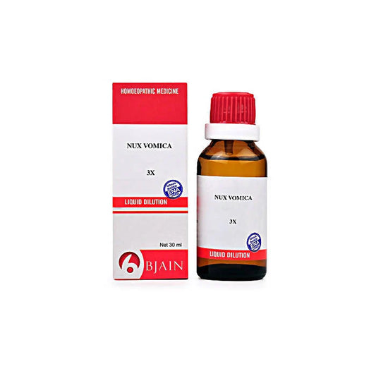 Bjain Homeopathy Nux Vomica Dilution -3X