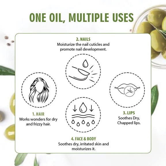 The Natural Wash Olive Oil Non-Sticky & Lightweight - 100 ml