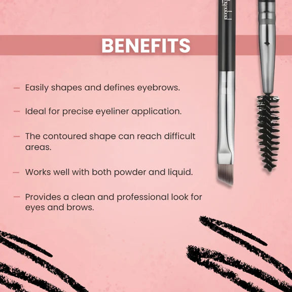 London Prime HD Brow And Angular Brush-LP313 ( Formerly London Pride Cosmetics )