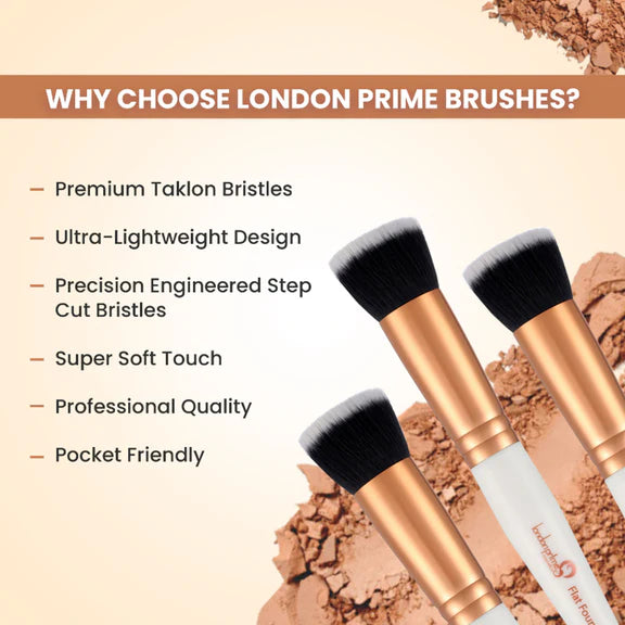 London Prime Cosmetics GS Flat Foundation Brush - 100 gm