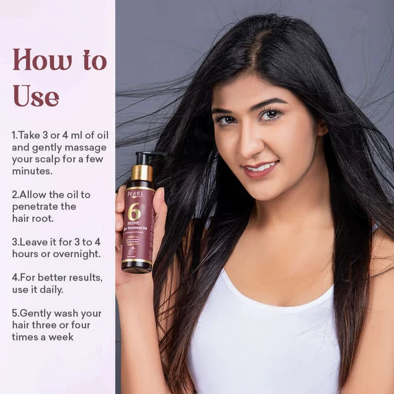 ARM Pearl Beauty 6-In-One Hair Treatment Oil - 100 ml