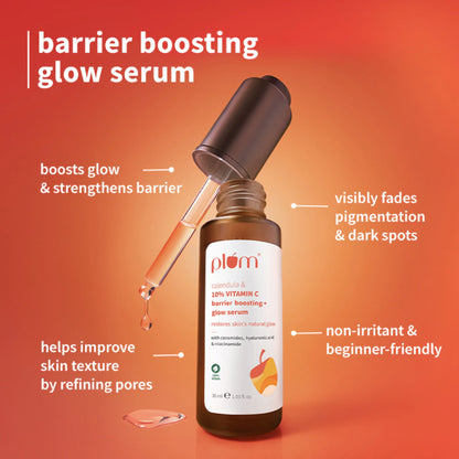 Plum Bestselling Vitamin C & Alpha Arbutin Sun Protect Duo - For Tan Protection & Glowing Skin - combo