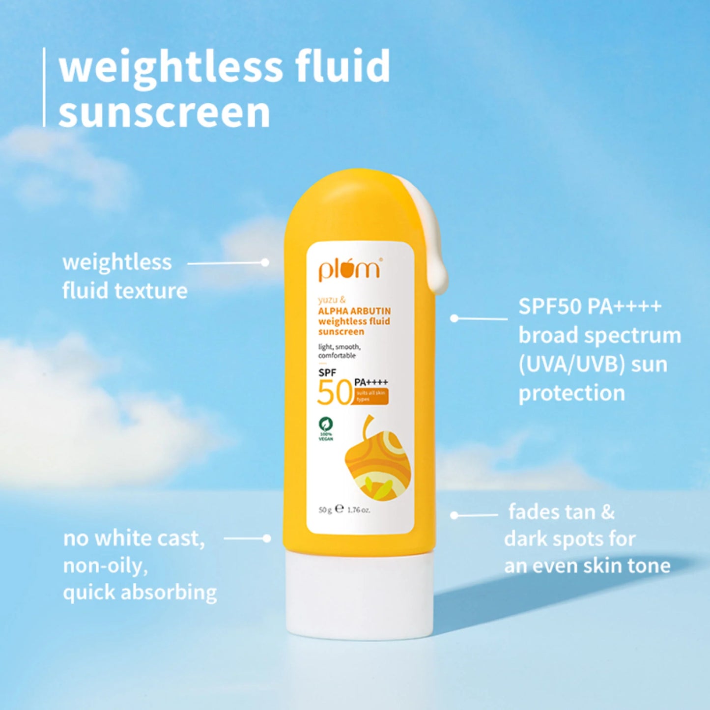 Plum Bestselling Vitamin C & Alpha Arbutin Sun Protect Duo - For Tan Protection & Glowing Skin - combo