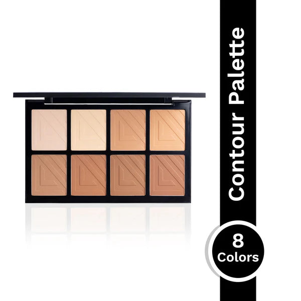 PAC Studio Spotlight Contour Palette X8 - All in One MUA Palette, High Payoff, Shades for every Skin Tone - 5.6 gm