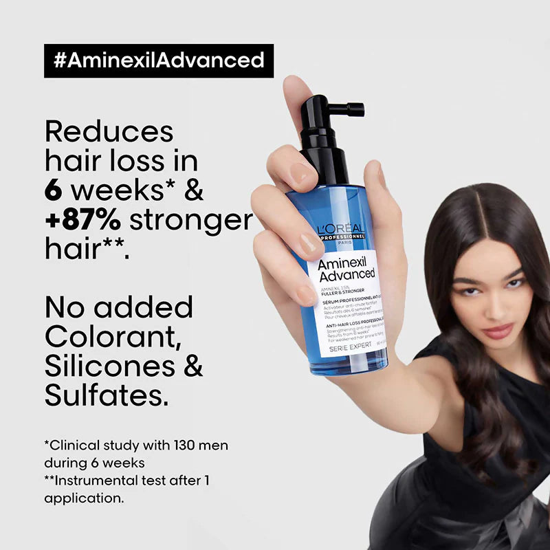 L'Oreal Professionnel Anti-Hair Loss Regime With Density Advanced Shampoo & Aminexil Advanced