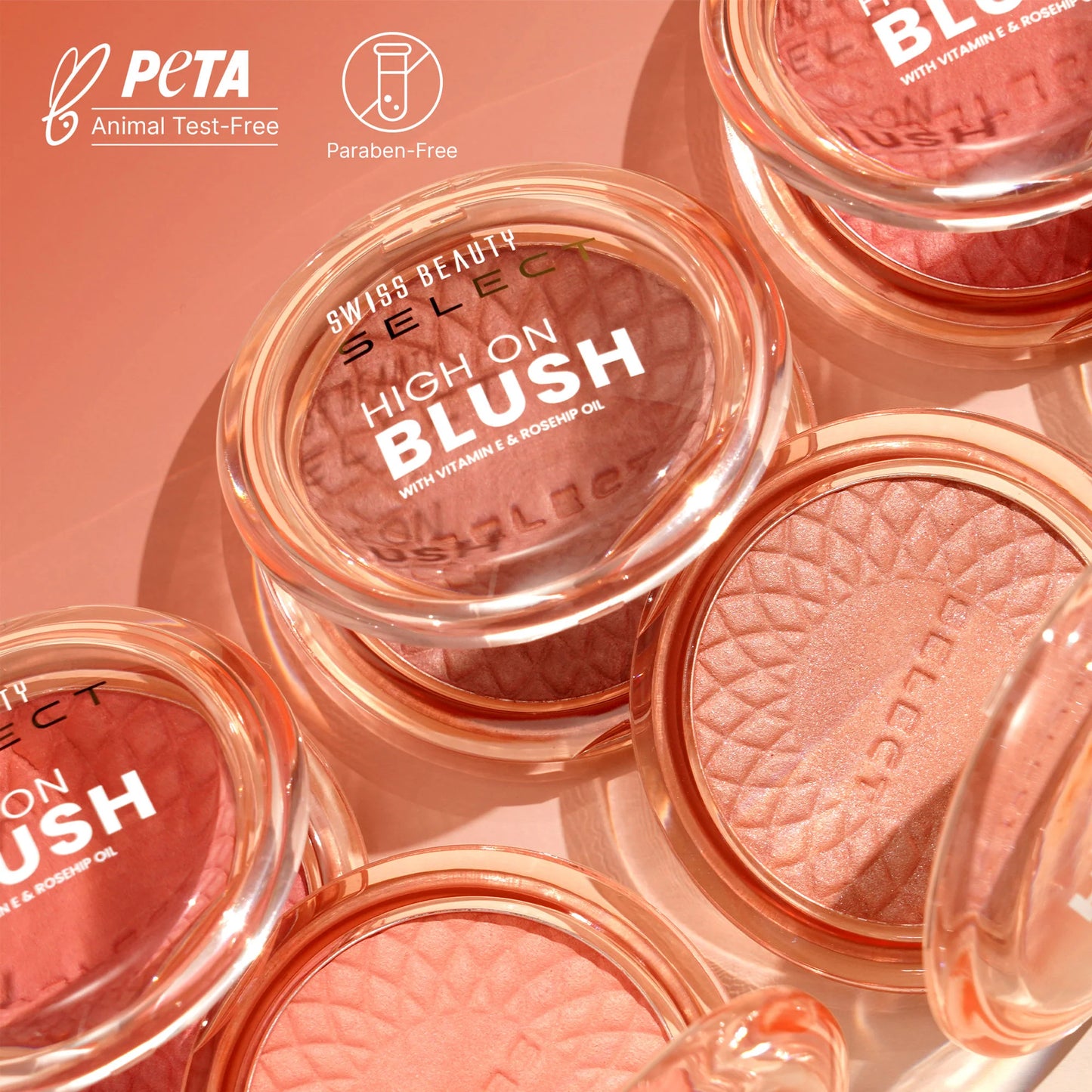 Swiss Beauty Select High On Blush - Pretty Peach - 8 gm
