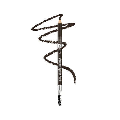 Miss Claire Waterproof Eyebrow Pencil With Mascara Brush - 02 Dark Brown - 1.4 gm