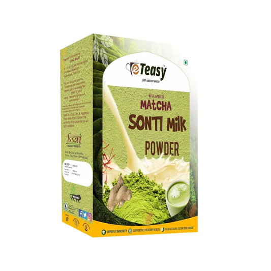 Eteasy Japanese Matcha Sonti Mix Milk Drink Kashmiri Kesar Saffron Mix Powder - 400 gm