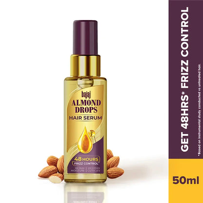 Bajaj Almond Drops Serum With Oil For Hair - 50 ml
