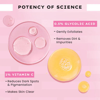 Hyphen By Kriti Sanon Rice Water Face Brightening Daily Cleanser, Reduce Pigmentation & Dark Spots, Brightens & Even Tones Skin, Moisturizes Skin - 100 ml