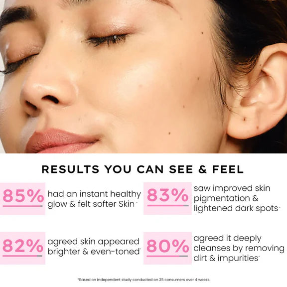 Hyphen By Kriti Sanon Rice Water Face Brightening Daily Cleanser, Reduce Pigmentation & Dark Spots, Brightens & Even Tones Skin, Moisturizes Skin - 100 ml