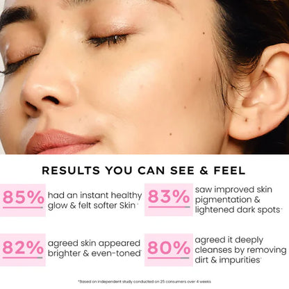 Hyphen By Kriti Sanon Rice Water Face Brightening Daily Cleanser, Reduce Pigmentation & Dark Spots, Brightens & Even Tones Skin, Moisturizes Skin - 100 ml
