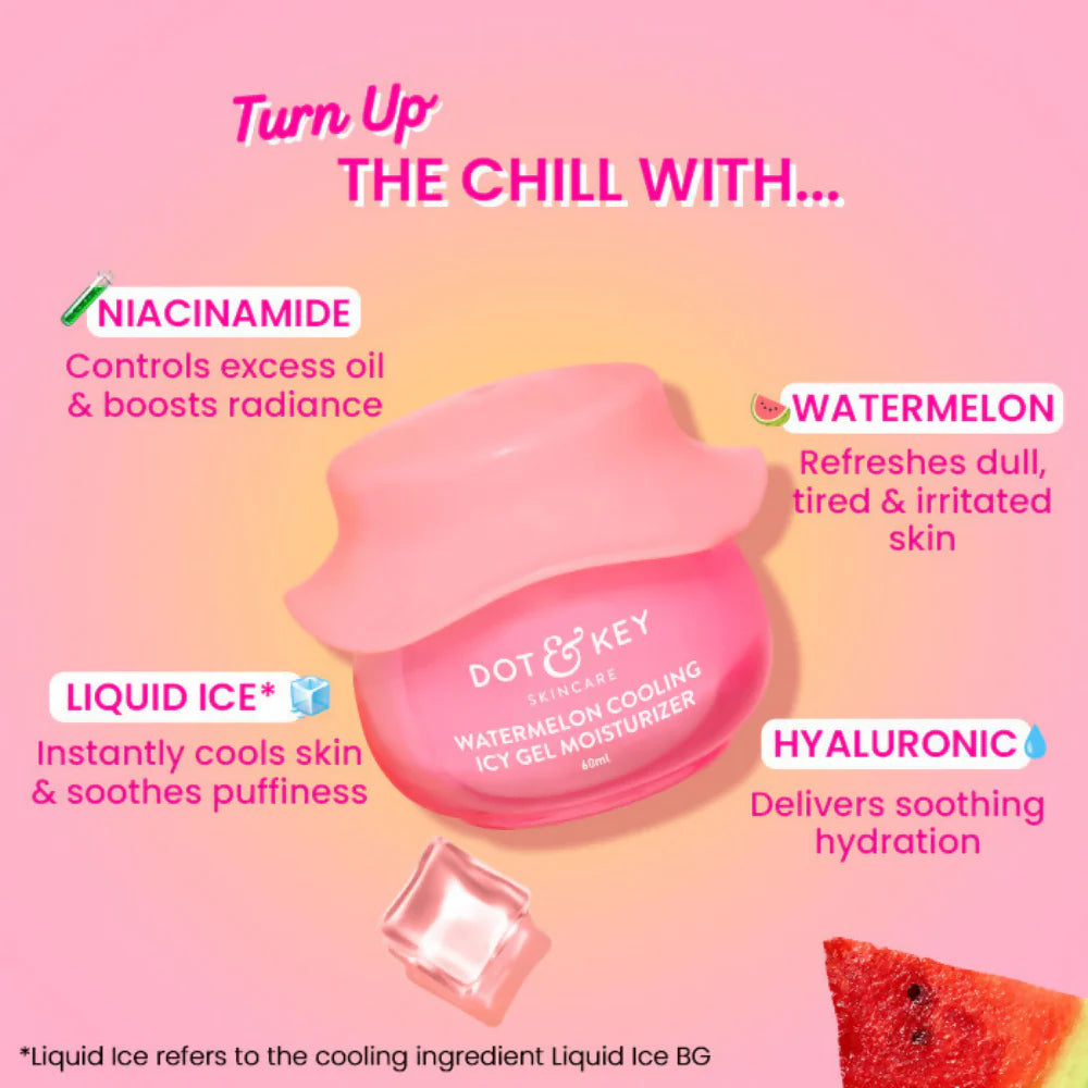Dot & Key Watermelon Cooling Icy Gel Moisturizer - 60 ml