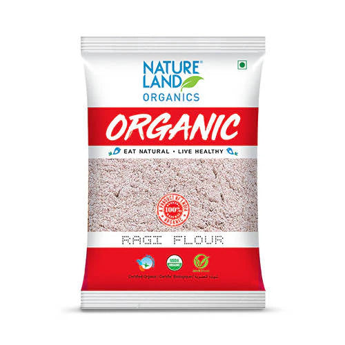 Nature Land Organics Ragi Flour - 500 gm