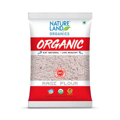 Nature Land Organics Ragi Flour - 500 gm
