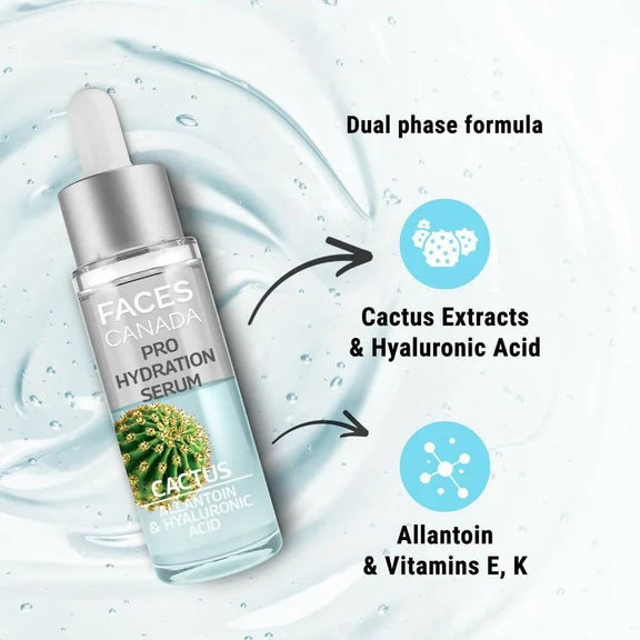 Faces Canada Pro Hydration Serum - Cactus - 27 ml