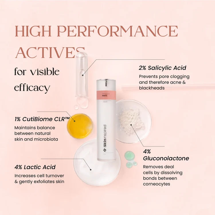 Desqua Mate - AHA BHA PHA Serum | 2% Salicylic Acid Face Serum