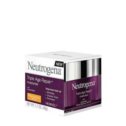 Neutrogena Triple Age Repair Anti Wrinkle Daily Facial Moisturizer With Spf 25 - 48 gm