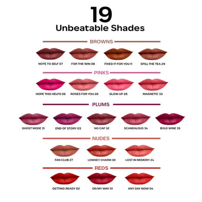 Faces Canada Comfy Matte Liquid Lipstick - Lowkey Charm 30 - 3.8 ml