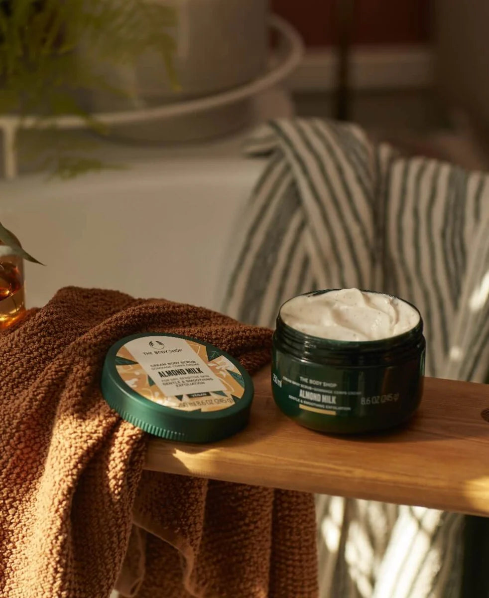 The Body Shop Almond Milk & Honey Gently Exfoliating Cream Scrub -
