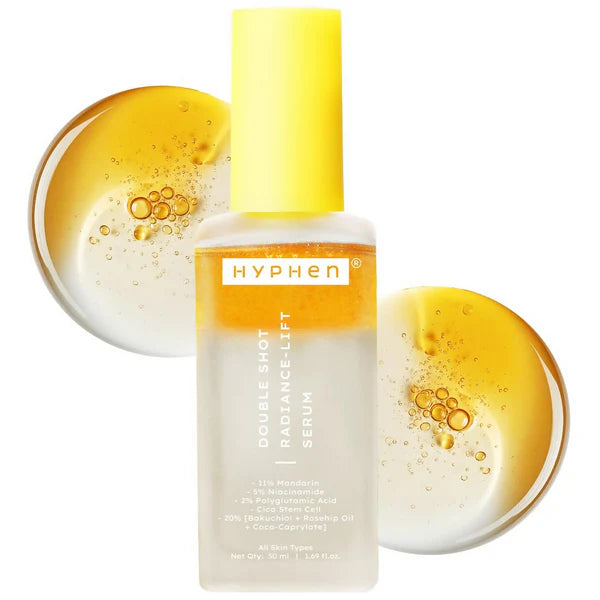 Hyphen Double Shot Face Serum with 18% Brightening & 20% Collagen - 50 ml