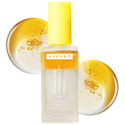 Hyphen Double Shot Face Serum with 18% Brightening & 20% Collagen - 50 ml