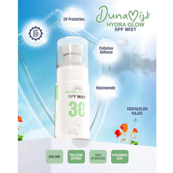 Dunamiss Hydra Glow SPF Mist - 60 ml
