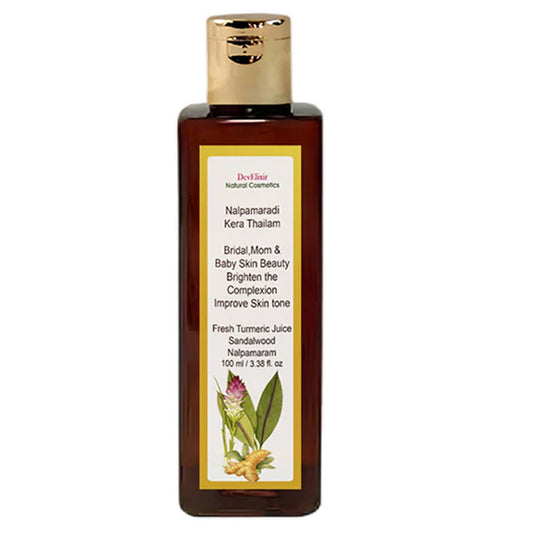 DevElixir Nalpamaradi Kera Thailam Skin Bright & Even Tone - 100 ml