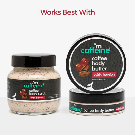 mCaffeine Coffee Body Scrub with Berries - 200 gm