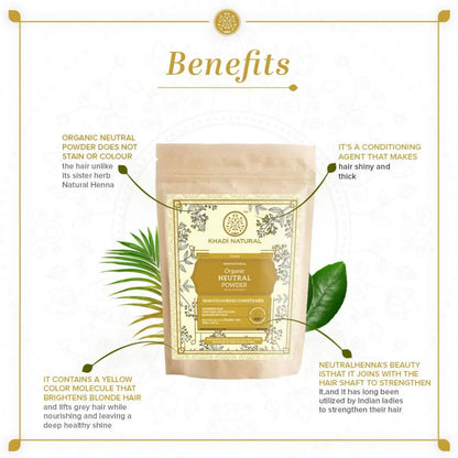 Khadi Natural Organic Neutral Powder - 100 gm