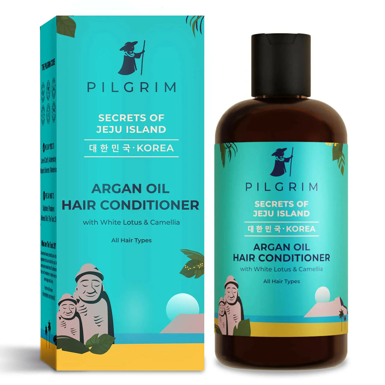 Pilgrim Korean Argan Oil Hair Conditioner with White Lotus & Camellia