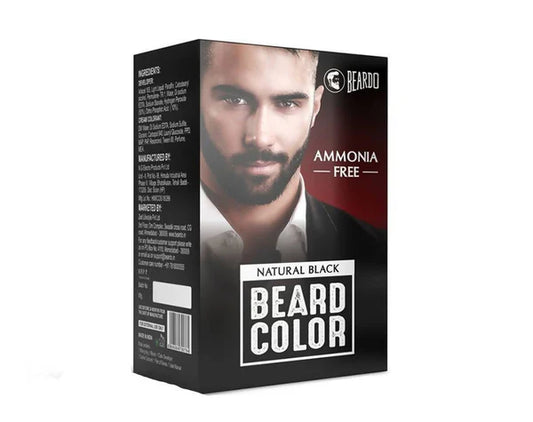 Beardo Beard Color for Men - Natural Black - 60 ml