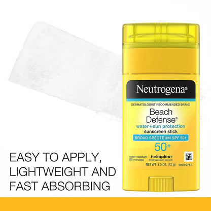 Neutrogena Beach Defense Sunscreen Stick Broad Spectrum SPF 50+ - 42 gm