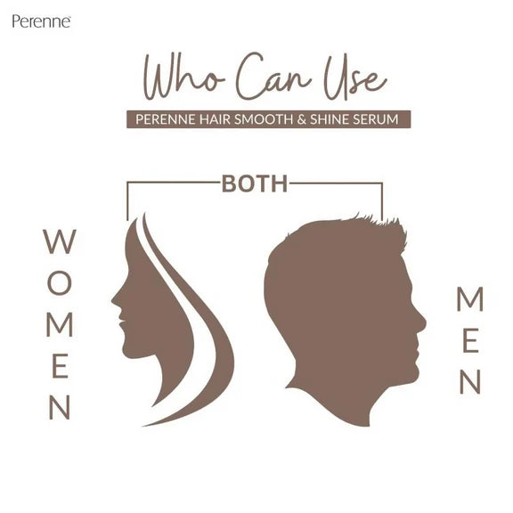 Perenne Hair Smooth & Shine Serum With SPF - 100 ml