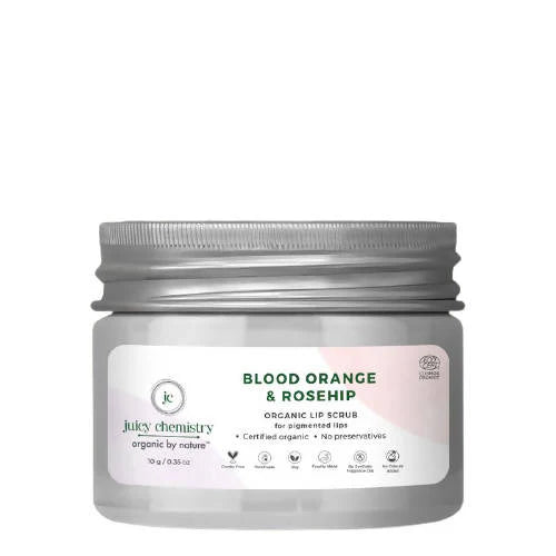 Juicy Chemistry Blood Orange & Rosehip Lip Scrub - 10 gm